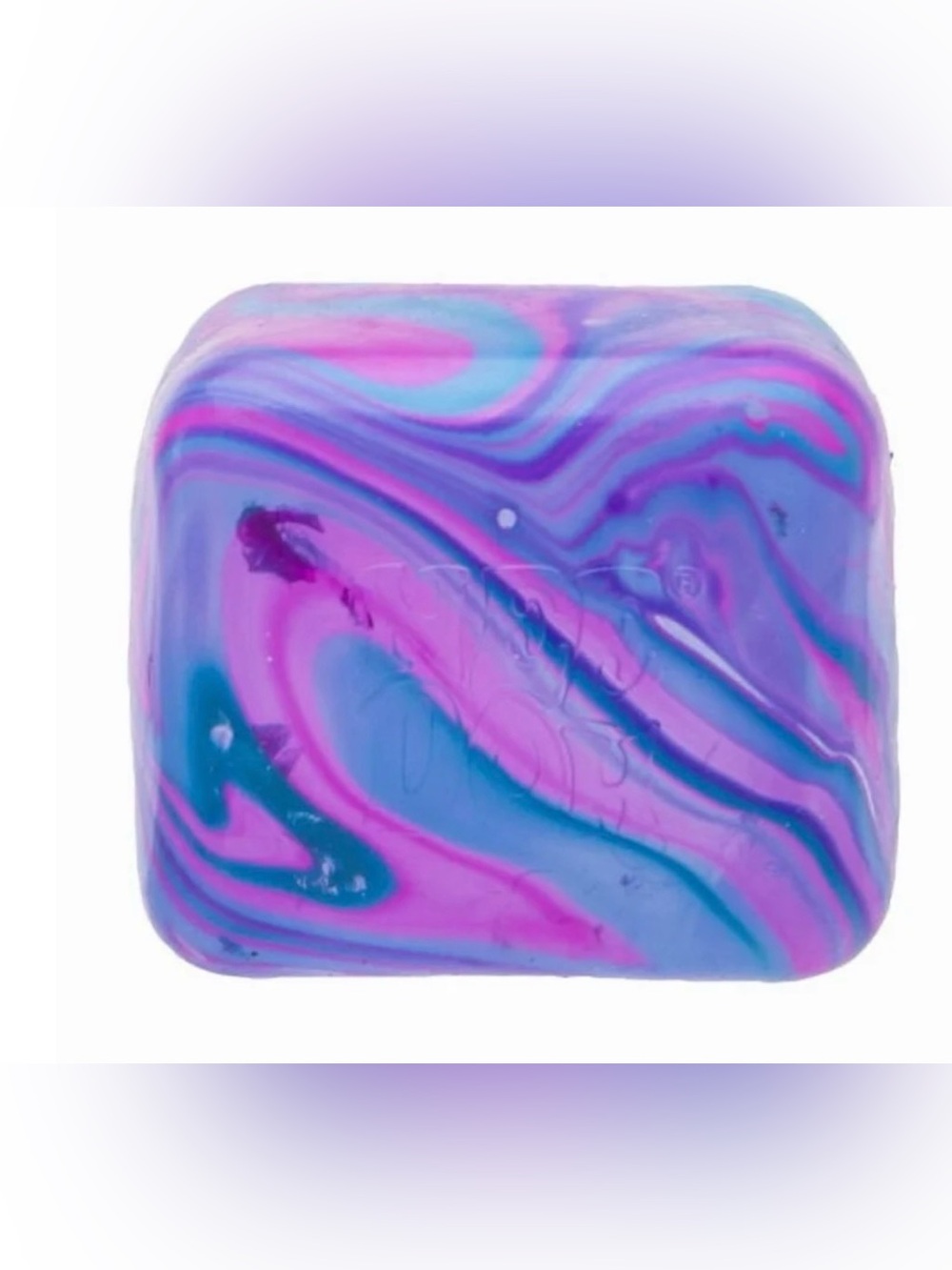 NeeDoh Swirl Nice Cube, Satisfying Square Shaped Sensory Toy blue sealed new